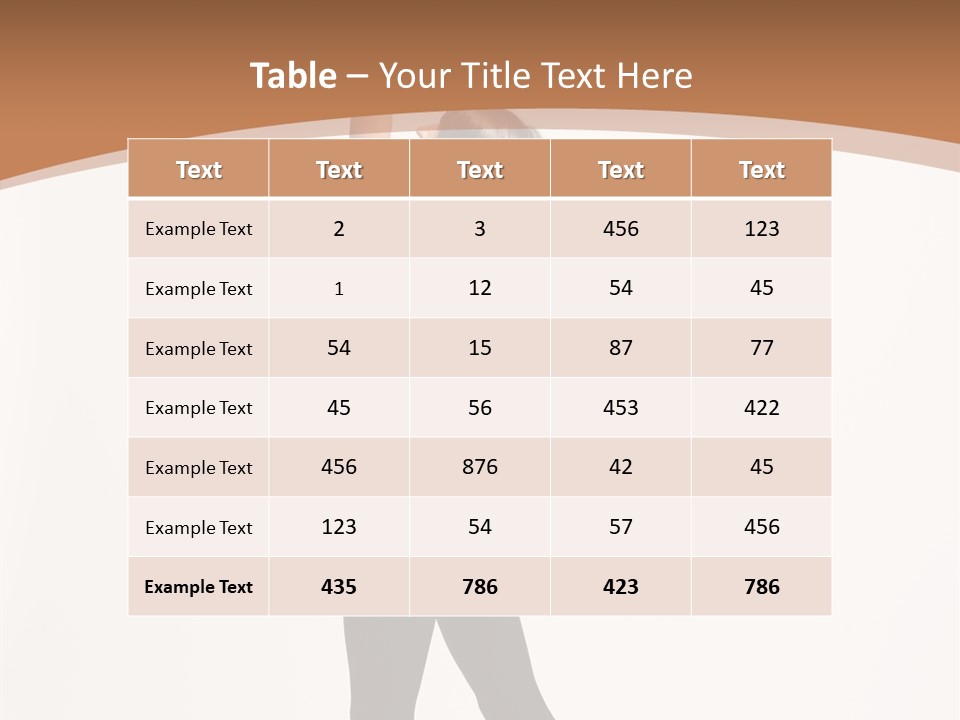 Elegance Motion Ballerina PowerPoint Template