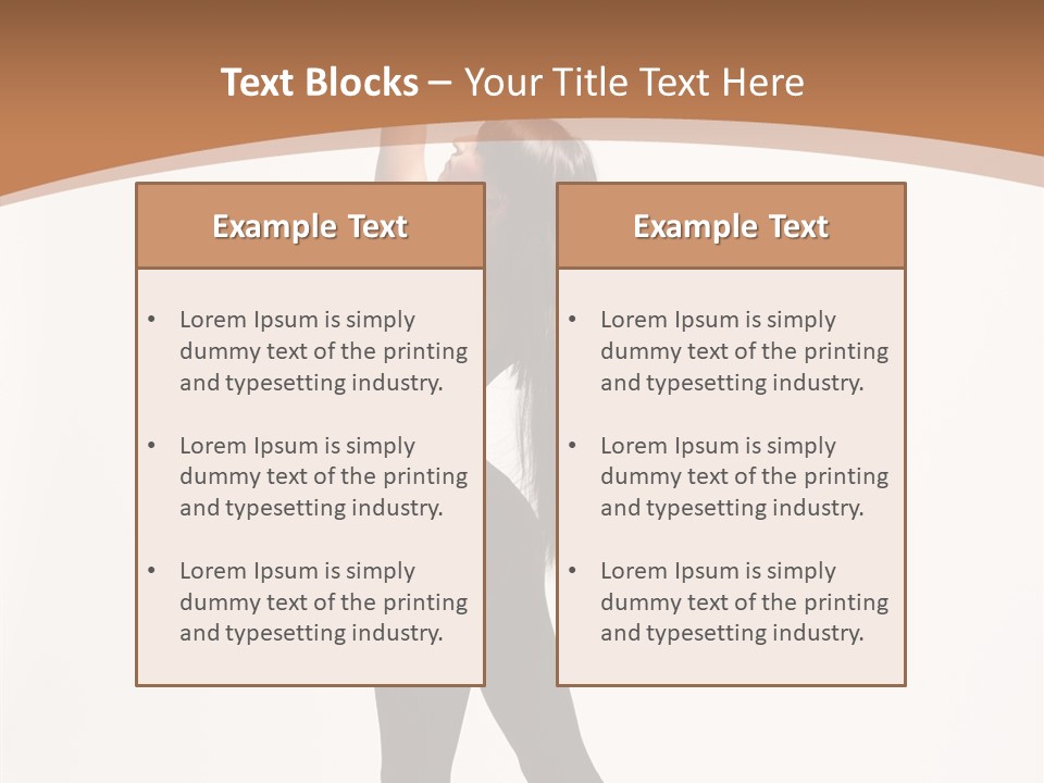 Elegance Motion Ballerina PowerPoint Template