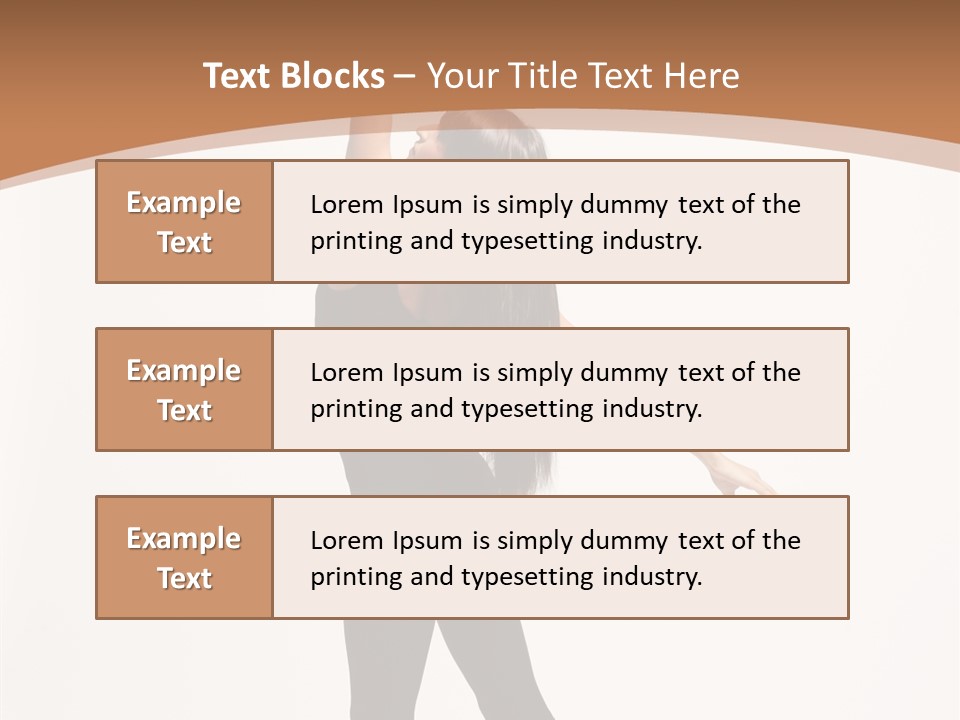 Elegance Motion Ballerina PowerPoint Template