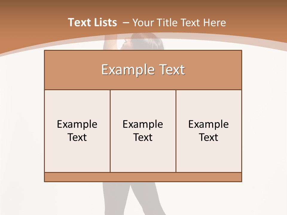 Elegance Motion Ballerina PowerPoint Template
