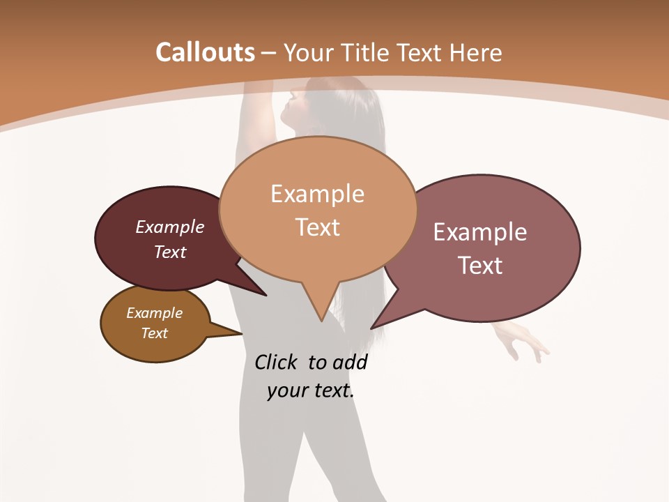 Elegance Motion Ballerina PowerPoint Template