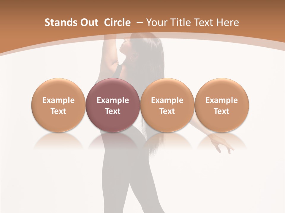 Elegance Motion Ballerina PowerPoint Template