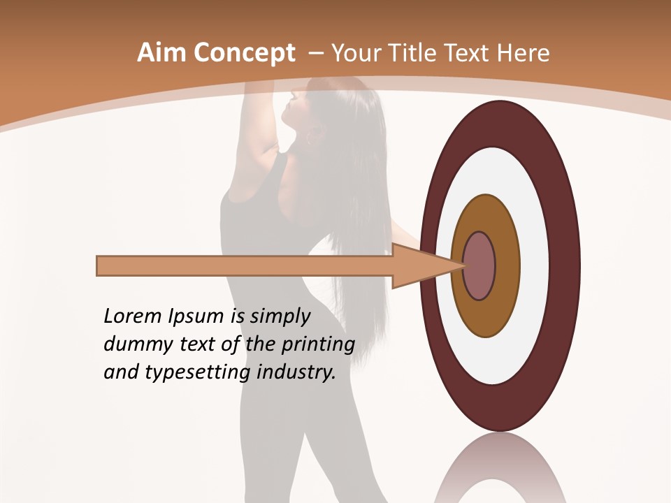 Elegance Motion Ballerina PowerPoint Template