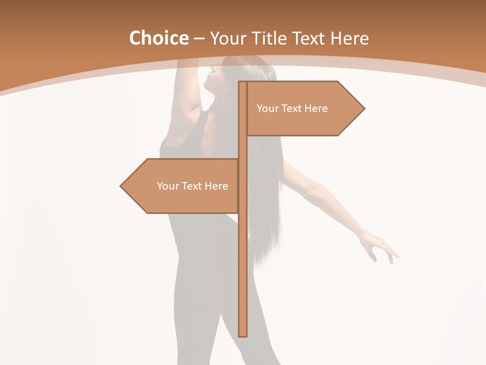 Elegance Motion Ballerina PowerPoint Template