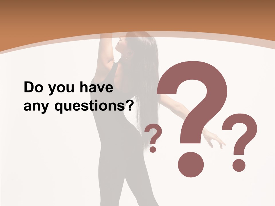 Elegance Motion Ballerina PowerPoint Template