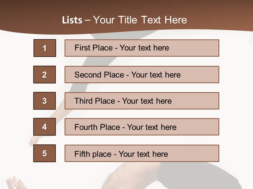 Dancer Gymnastic Elegance PowerPoint Template
