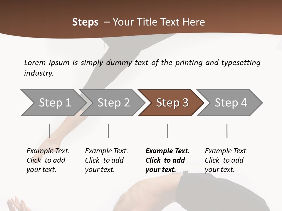 Dancer Gymnastic Elegance PowerPoint Template