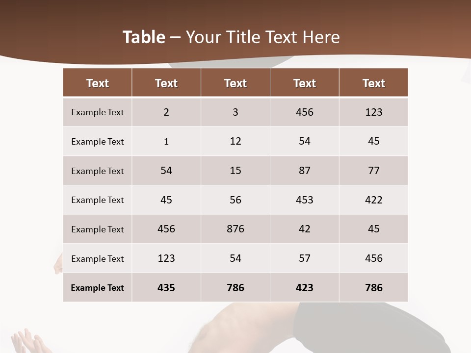 Dancer Gymnastic Elegance PowerPoint Template