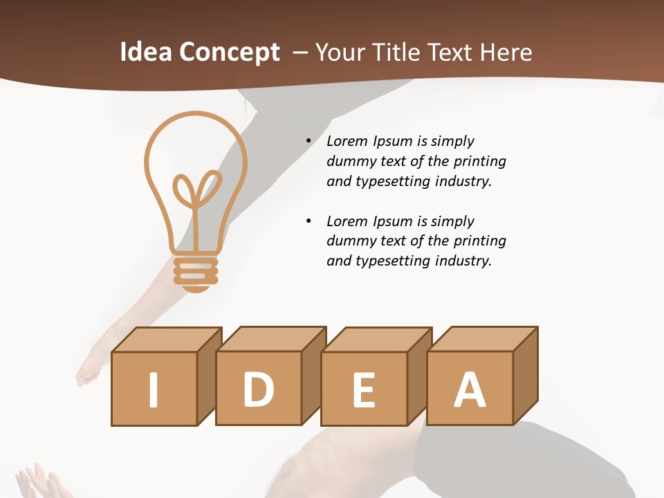 Dancer Gymnastic Elegance PowerPoint Template