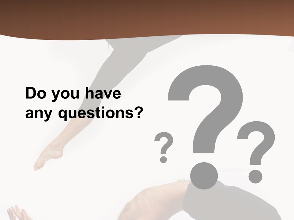 Dancer Gymnastic Elegance PowerPoint Template