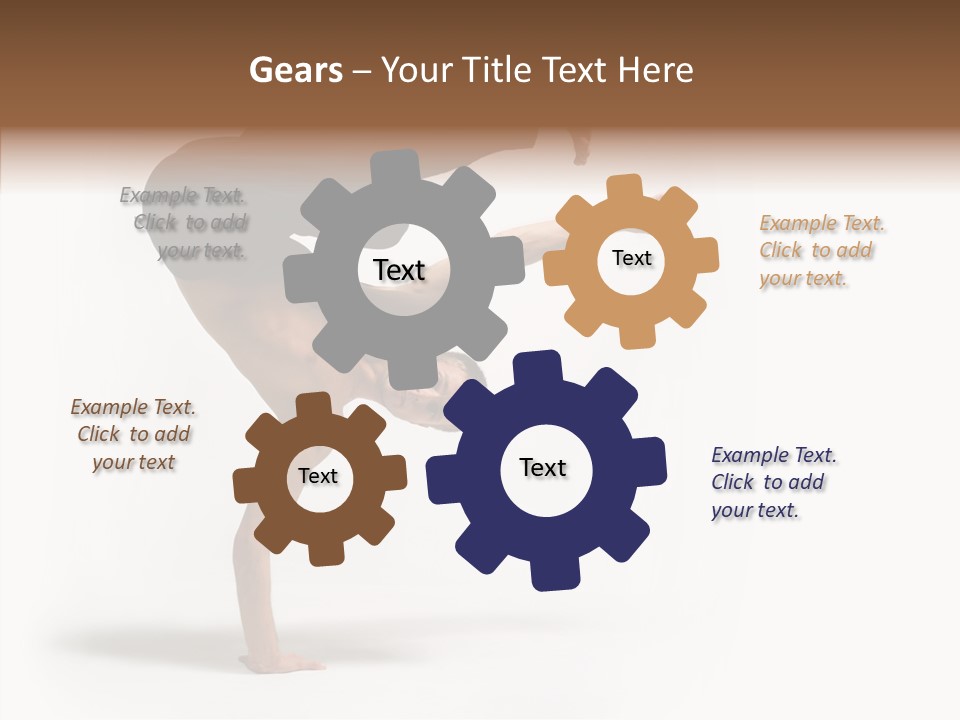 Motion Balance Fitness PowerPoint Template