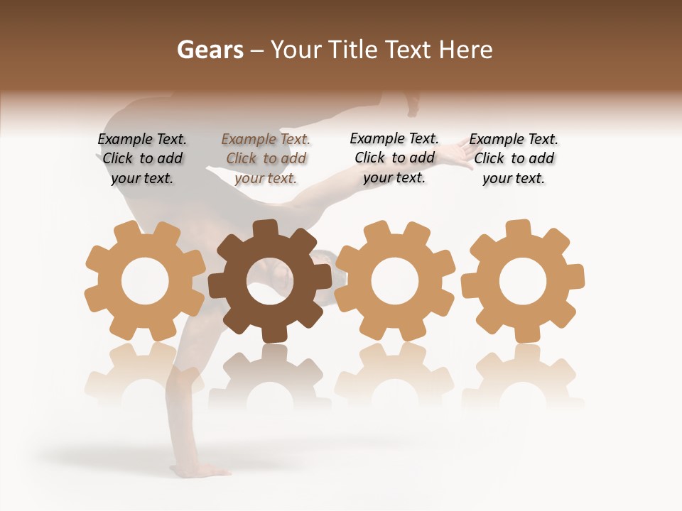 Motion Balance Fitness PowerPoint Template