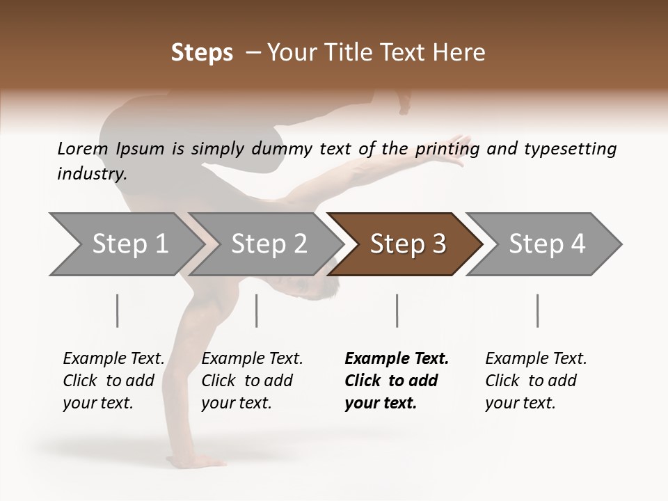 Motion Balance Fitness PowerPoint Template