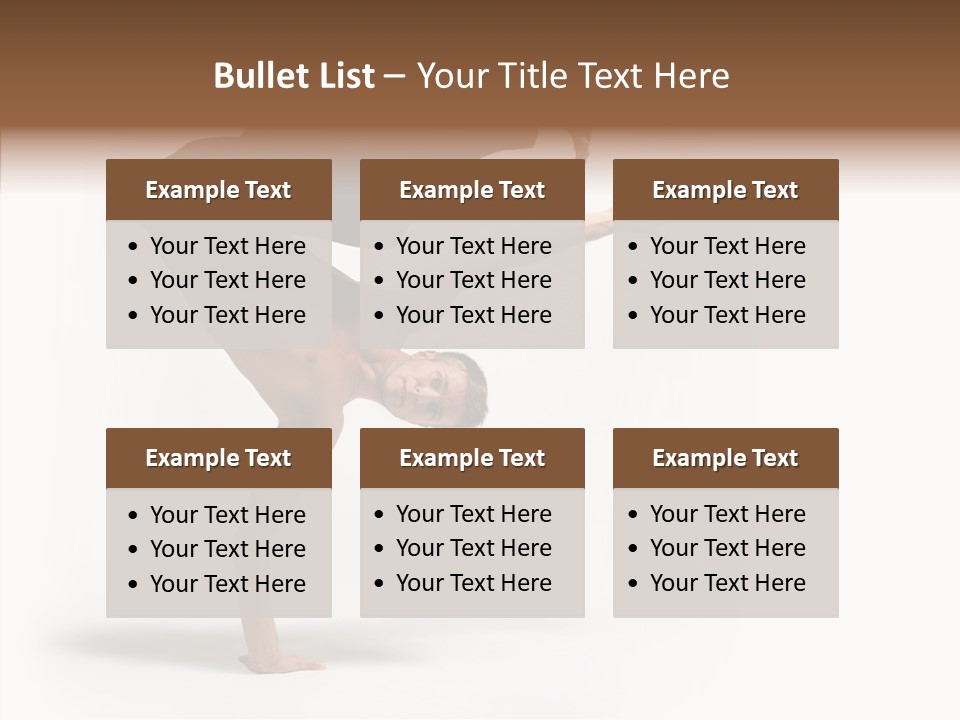 Motion Balance Fitness PowerPoint Template