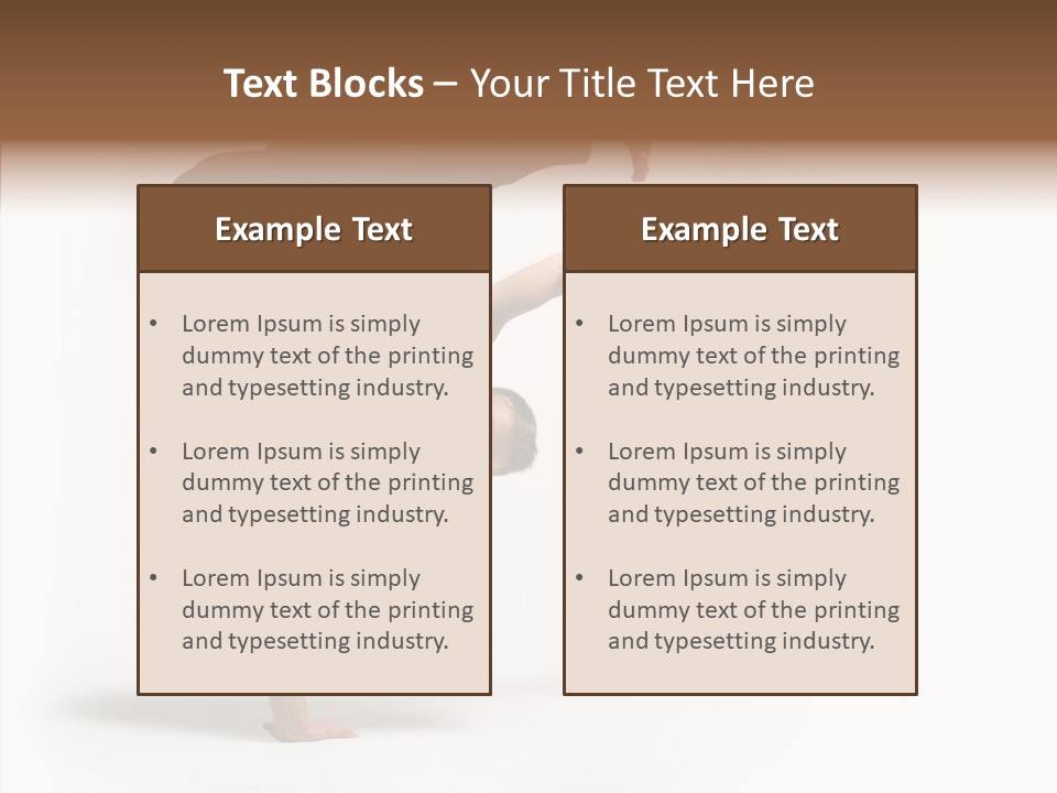 Motion Balance Fitness PowerPoint Template