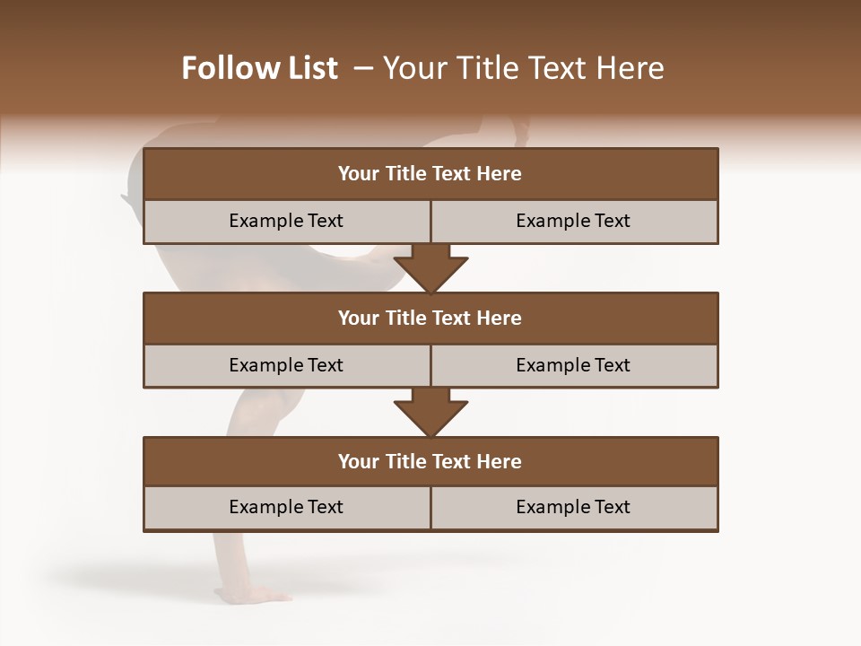 Motion Balance Fitness PowerPoint Template