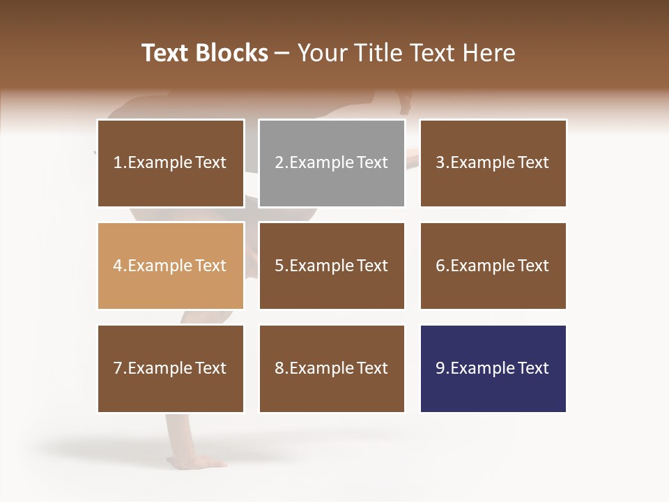 Motion Balance Fitness PowerPoint Template