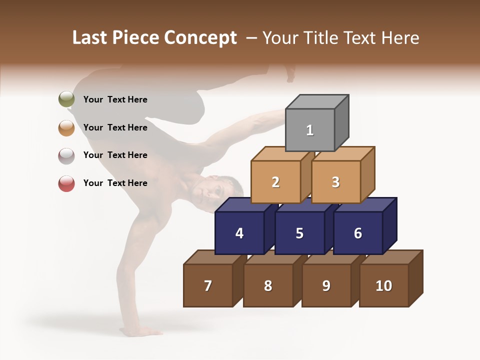 Motion Balance Fitness PowerPoint Template