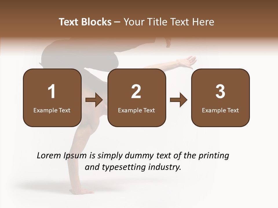 Motion Balance Fitness PowerPoint Template