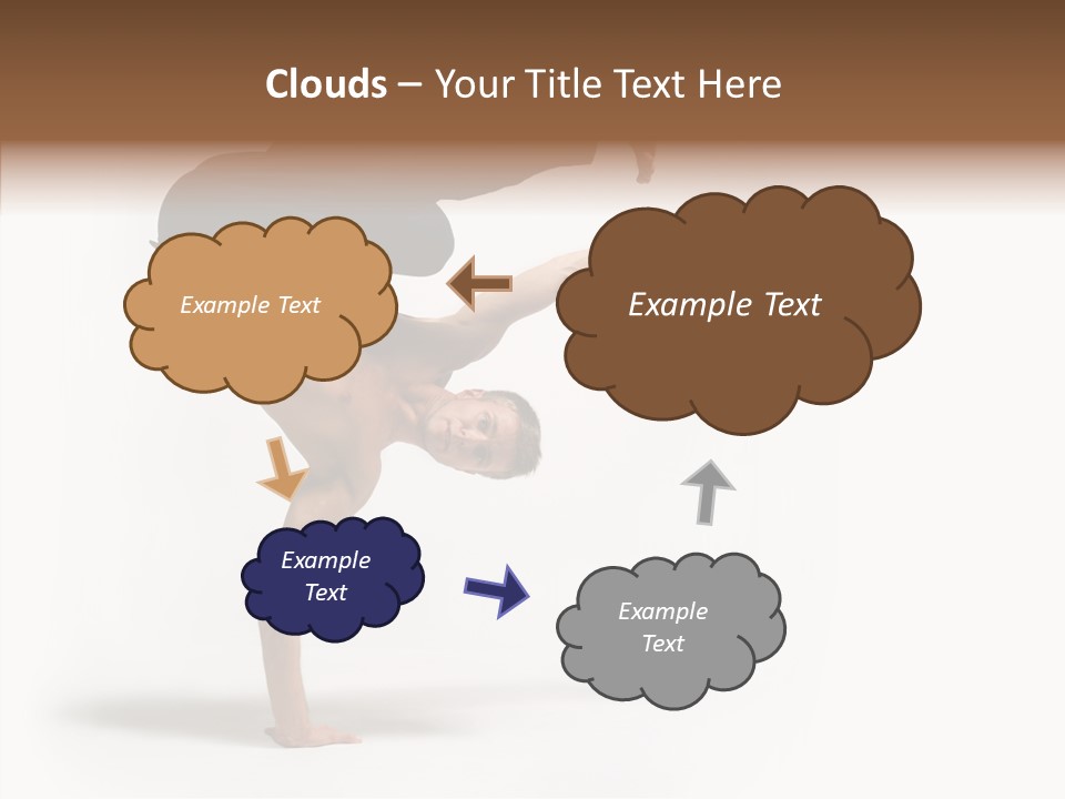 Motion Balance Fitness PowerPoint Template