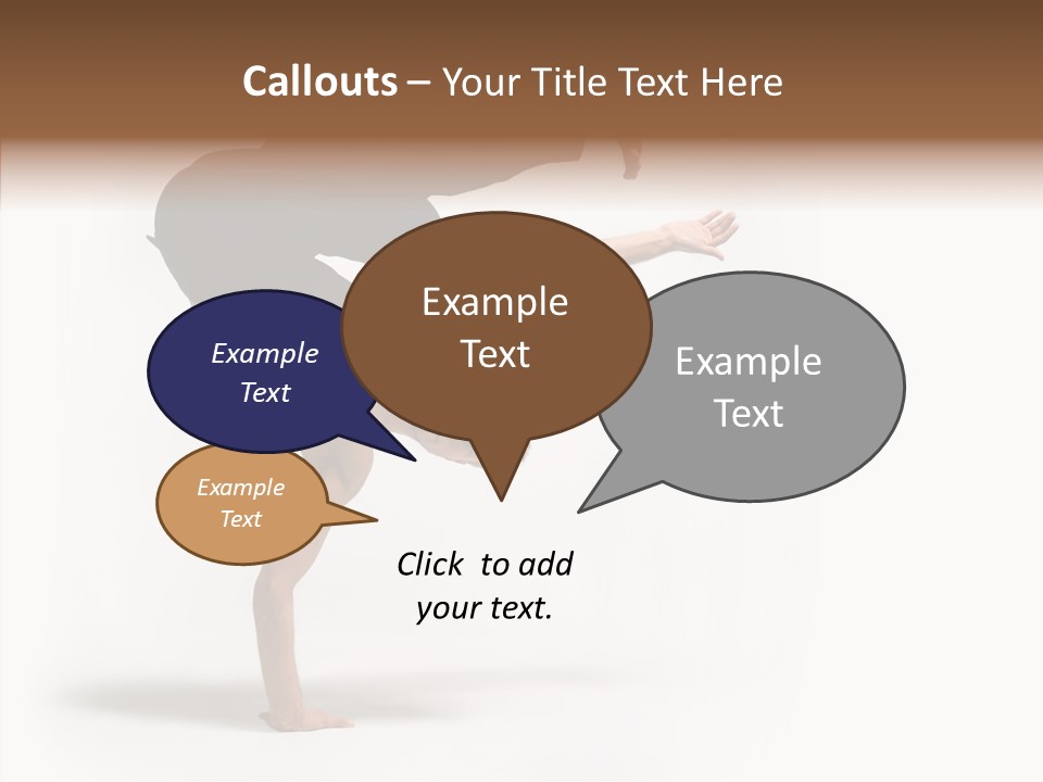 Motion Balance Fitness PowerPoint Template