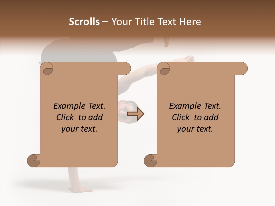 Motion Balance Fitness PowerPoint Template