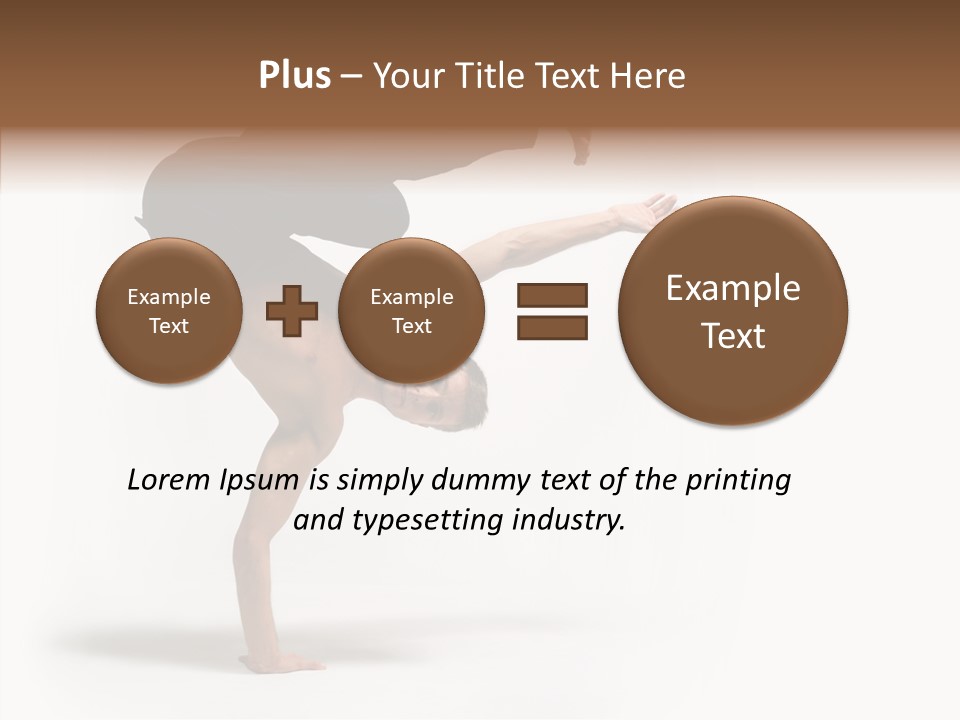 Motion Balance Fitness PowerPoint Template