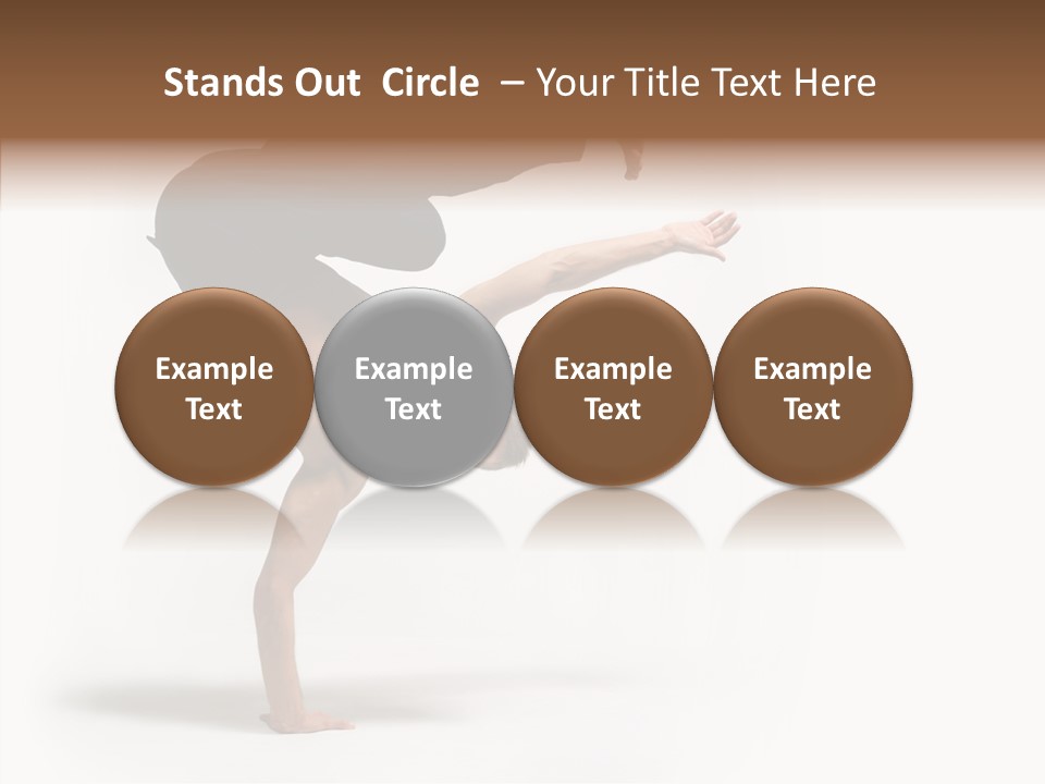 Motion Balance Fitness PowerPoint Template