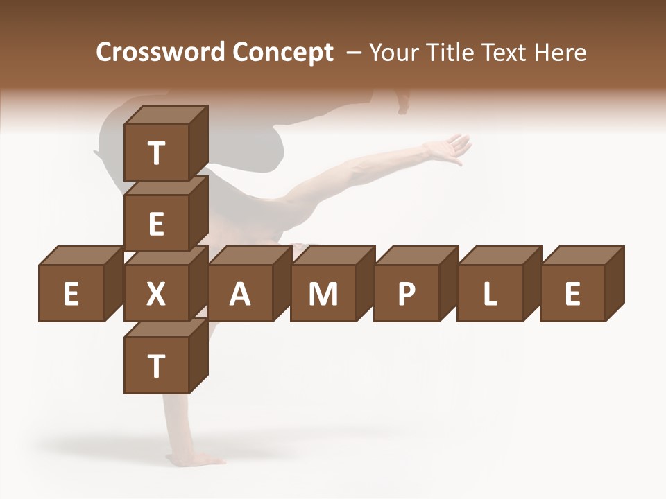 Motion Balance Fitness PowerPoint Template