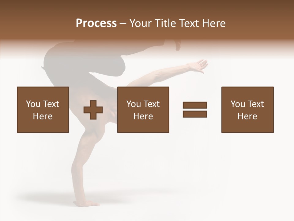 Motion Balance Fitness PowerPoint Template