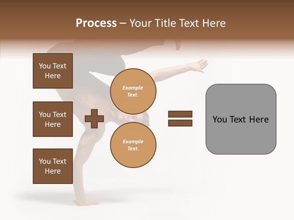 Motion Balance Fitness PowerPoint Template