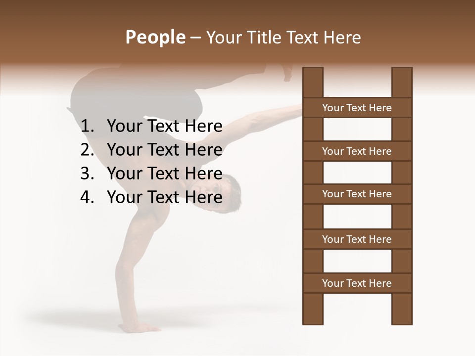 Motion Balance Fitness PowerPoint Template