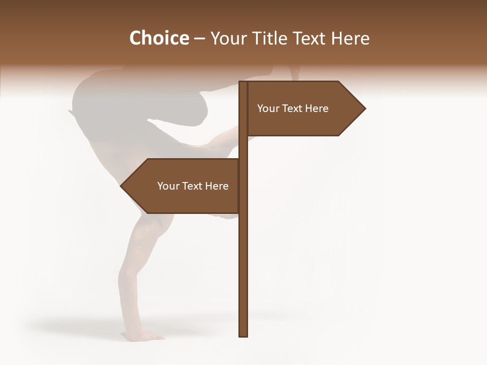 Motion Balance Fitness PowerPoint Template