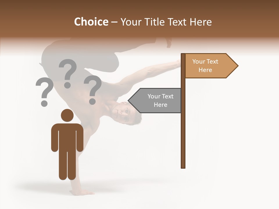 Motion Balance Fitness PowerPoint Template