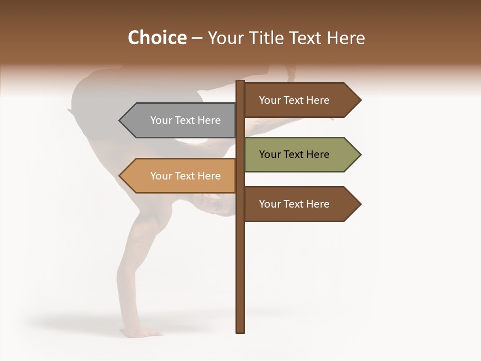 Motion Balance Fitness PowerPoint Template