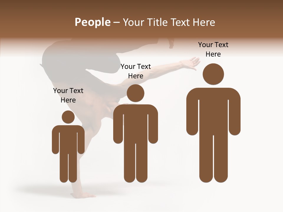 Motion Balance Fitness PowerPoint Template