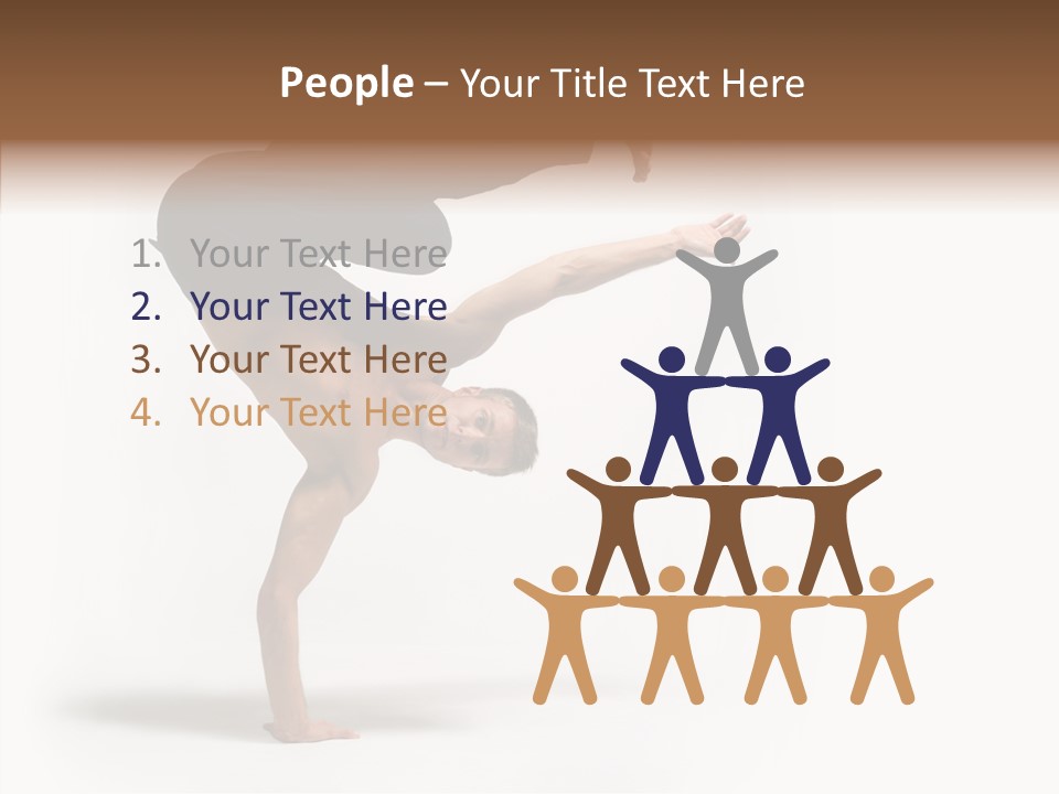 Motion Balance Fitness PowerPoint Template