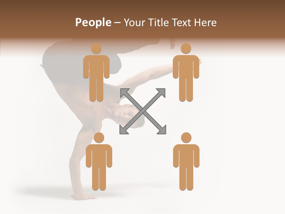 Motion Balance Fitness PowerPoint Template