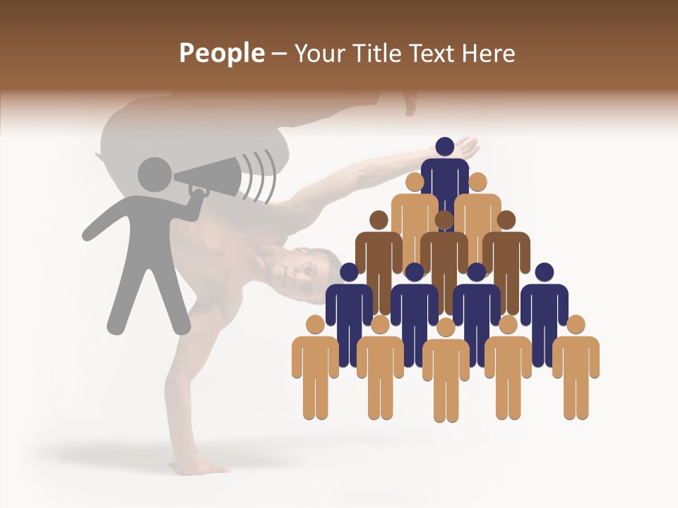 Motion Balance Fitness PowerPoint Template