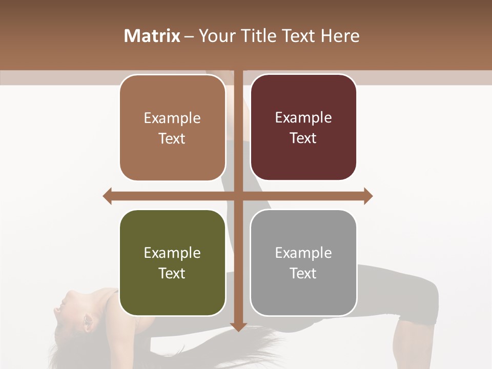 Performance Leotard Balance PowerPoint Template