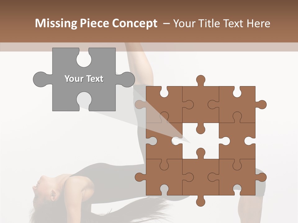 Performance Leotard Balance PowerPoint Template