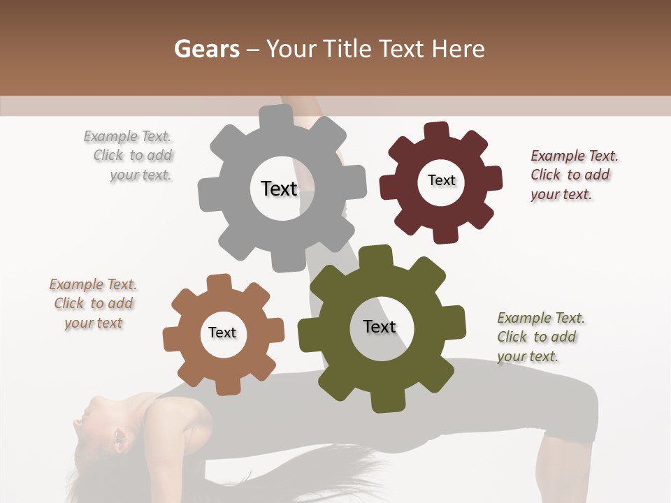 Performance Leotard Balance PowerPoint Template