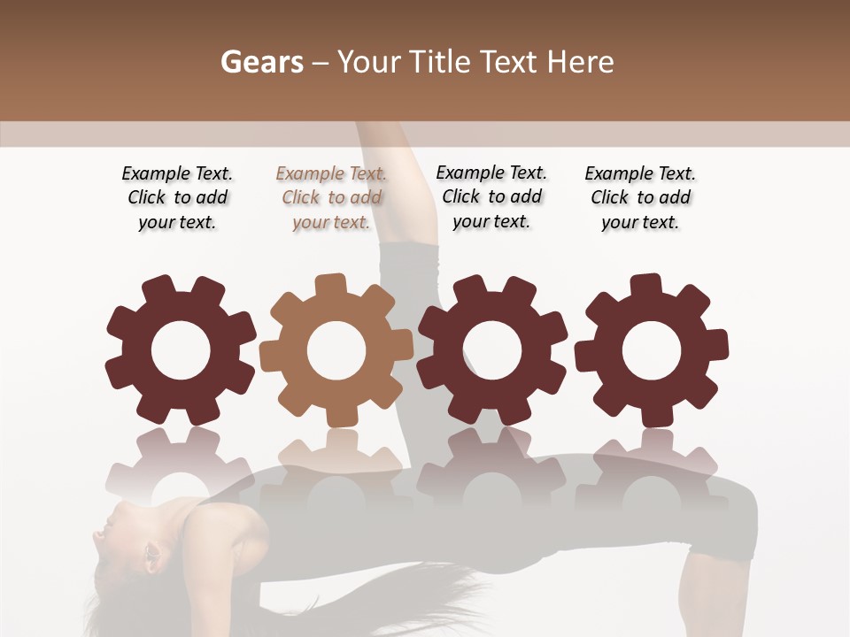 Performance Leotard Balance PowerPoint Template