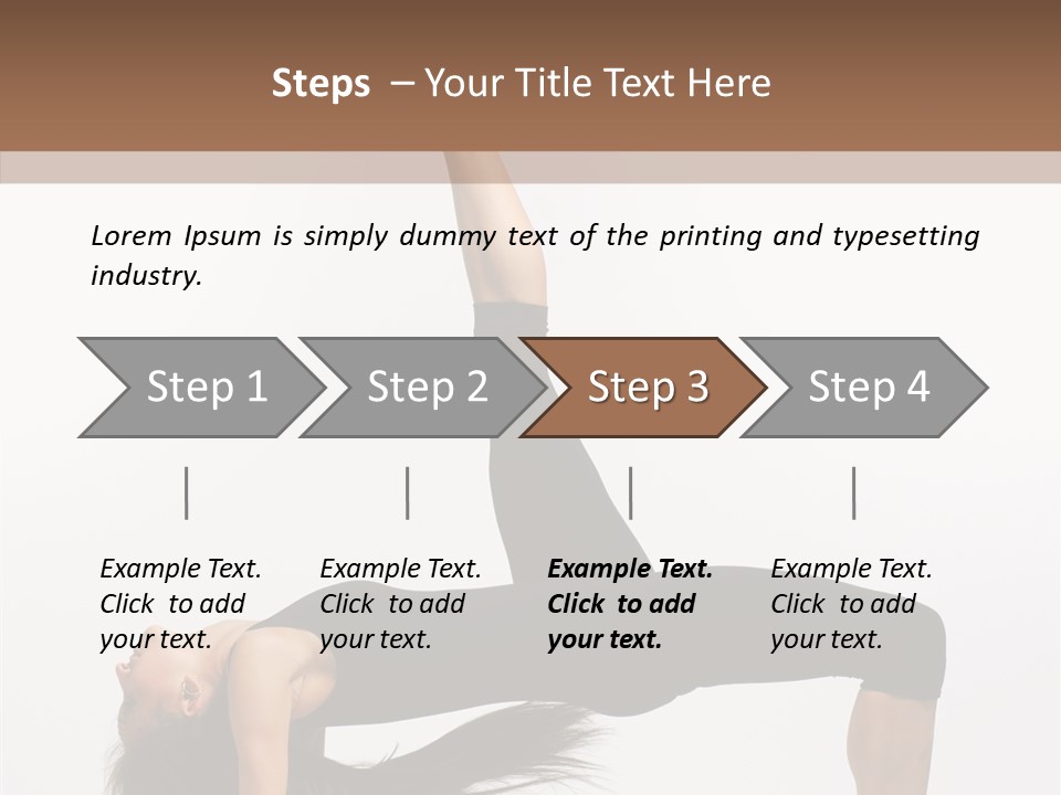 Performance Leotard Balance PowerPoint Template