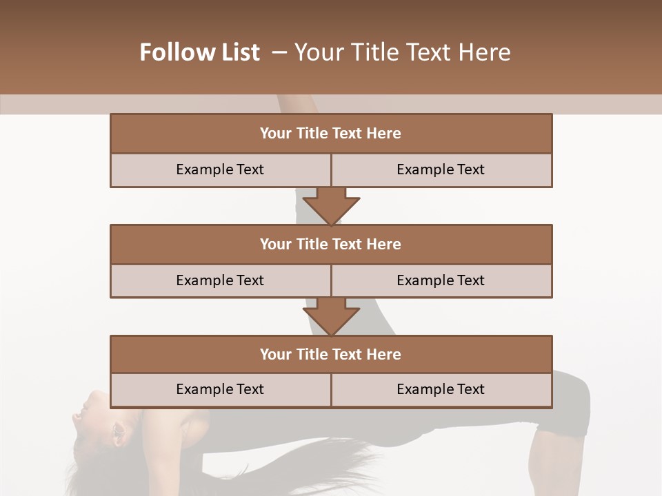 Performance Leotard Balance PowerPoint Template