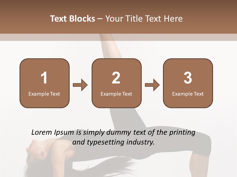 Performance Leotard Balance PowerPoint Template