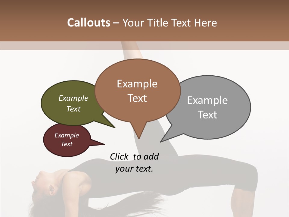 Performance Leotard Balance PowerPoint Template