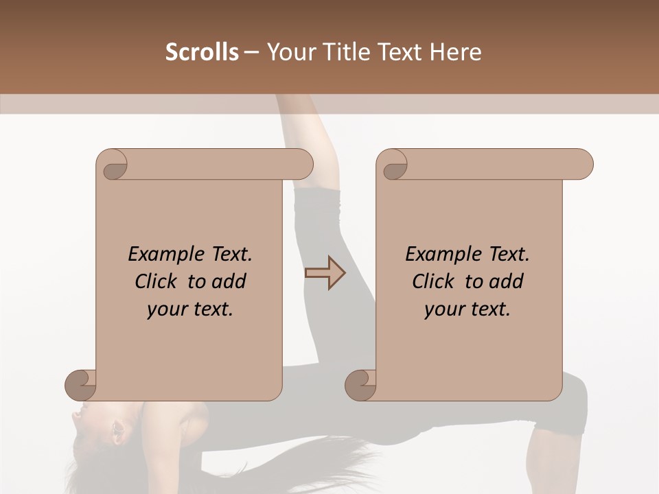 Performance Leotard Balance PowerPoint Template