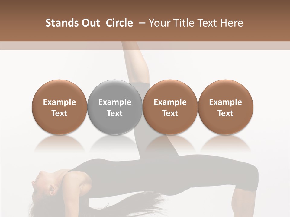 Performance Leotard Balance PowerPoint Template