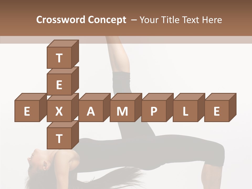 Performance Leotard Balance PowerPoint Template